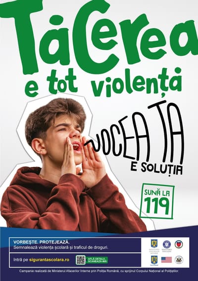 „Tăcerea e tot violență”.