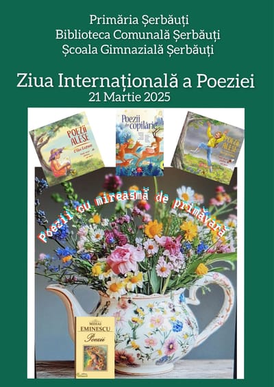 Ziua Internațională a Poeziei - 21 martie 2025