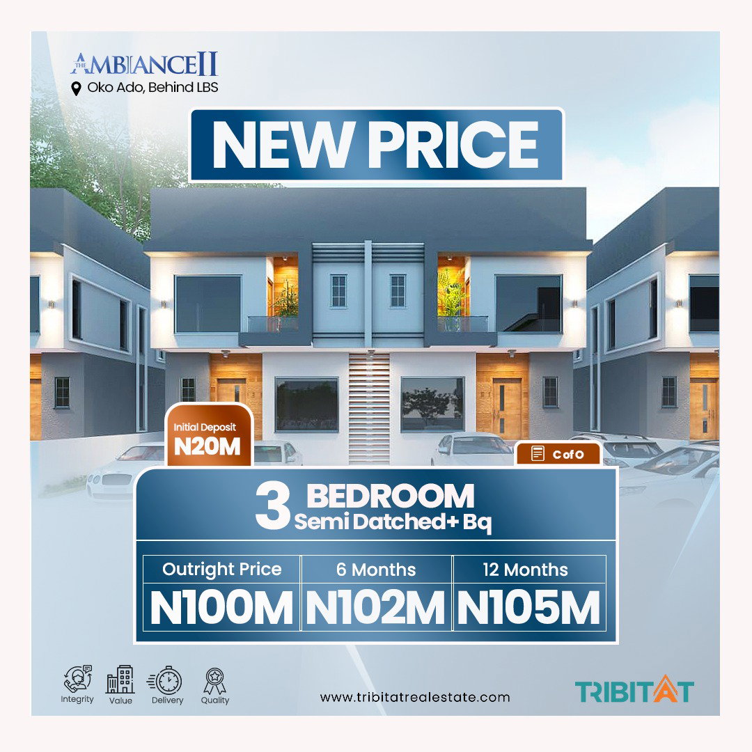 AMBIANCE 2.0, BEHIND LAGOS BUSINESS SCHOOL
