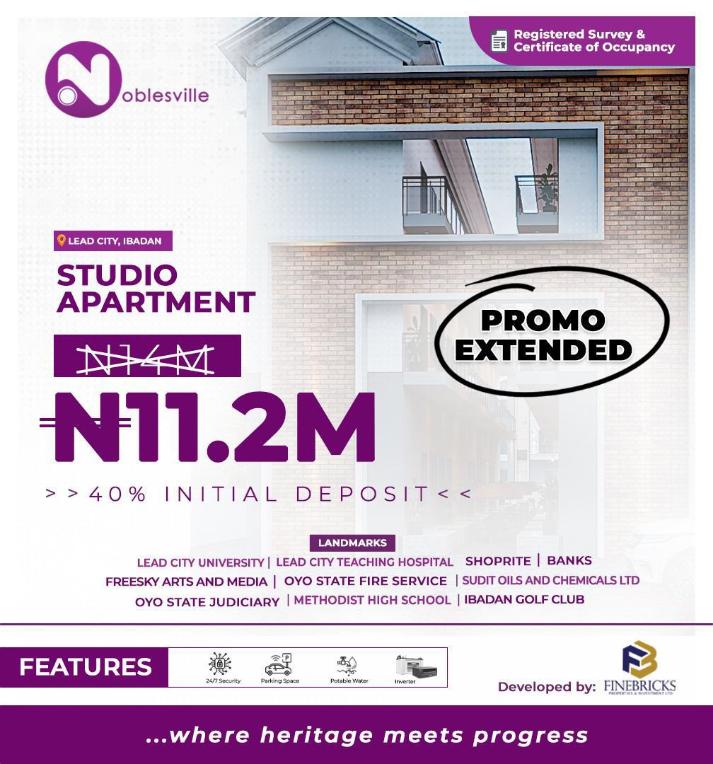 NOBLESVILLE APARTMENT, IBADAN 