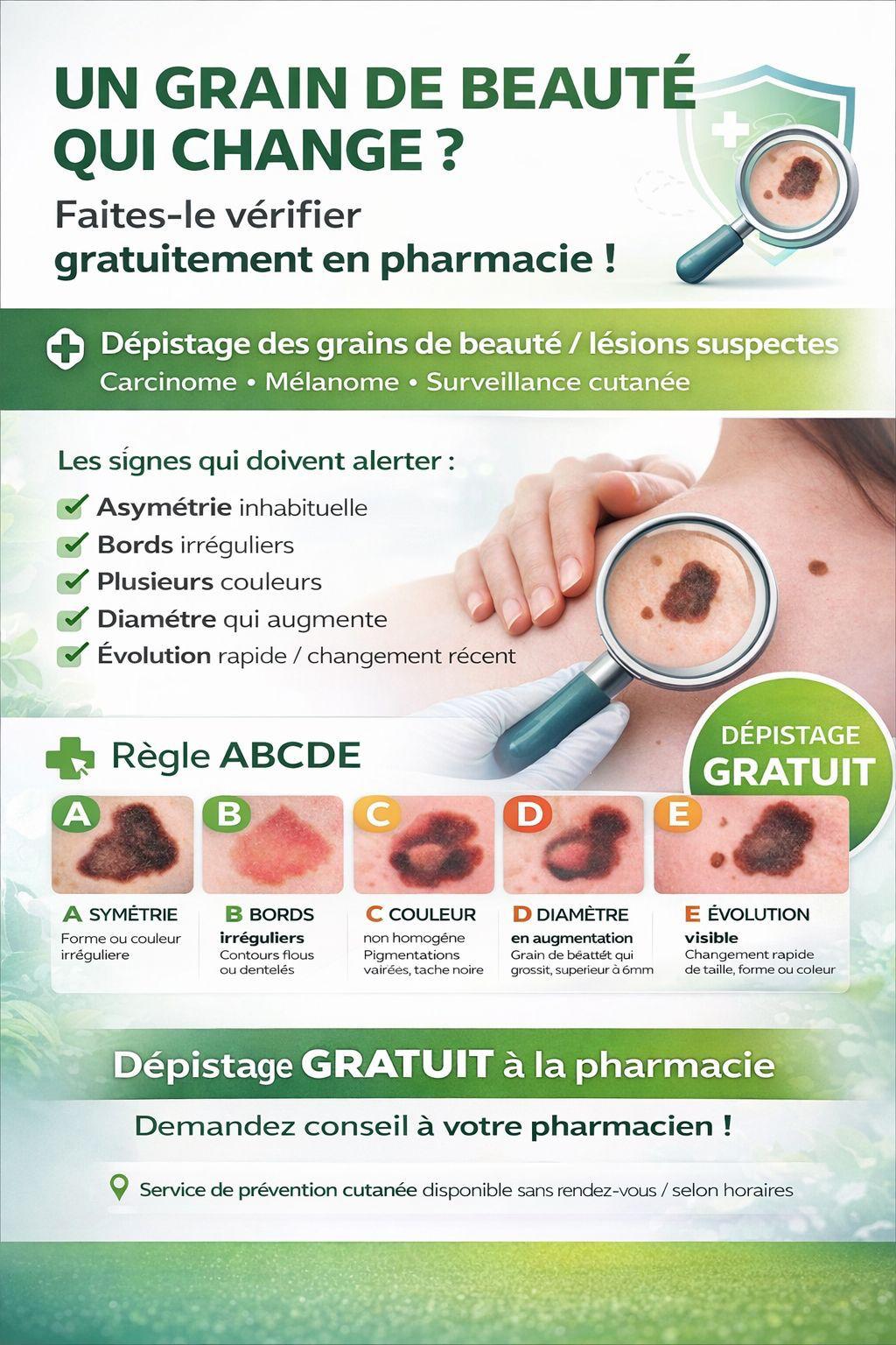 Une doute sur un graine de beauté?