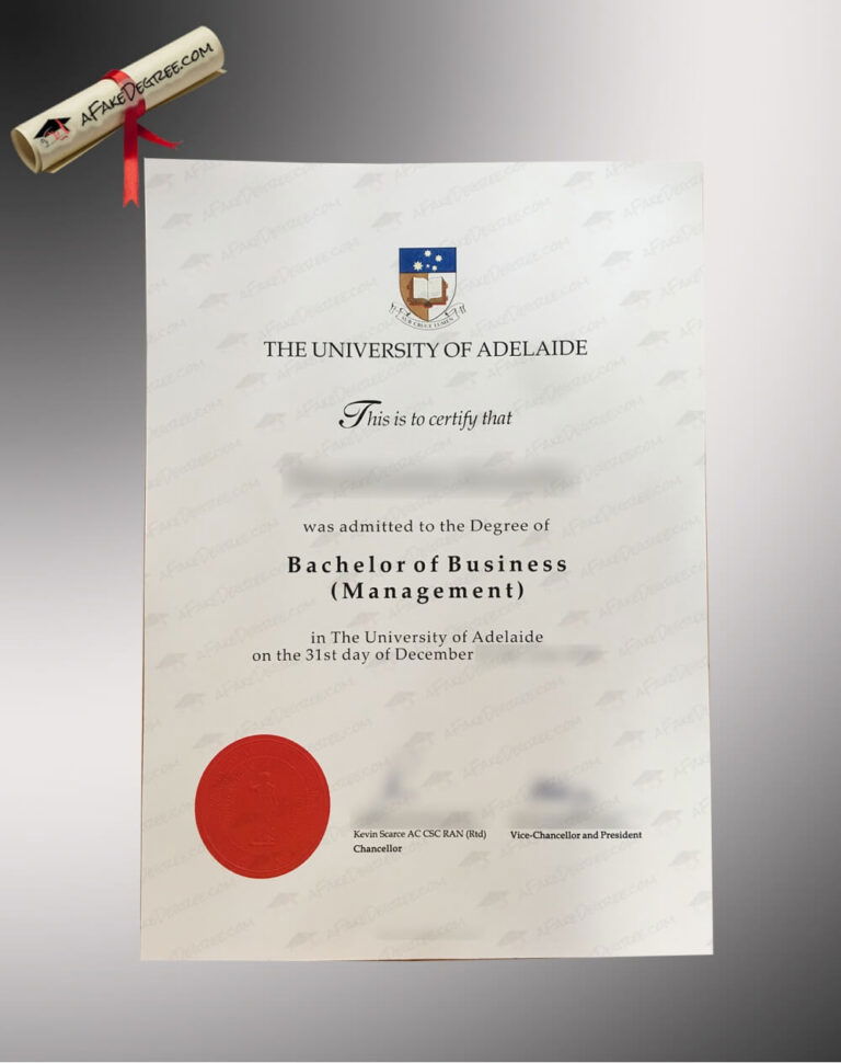 buy fake University of Adelaide diploma