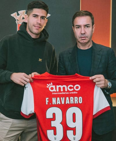Fran Navarro é o novo jogador do Braga
