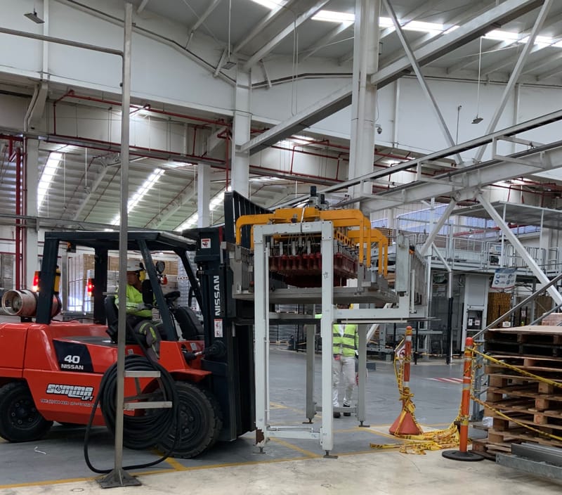 Desmontaje De Paletizadora Y Despaletizadora 