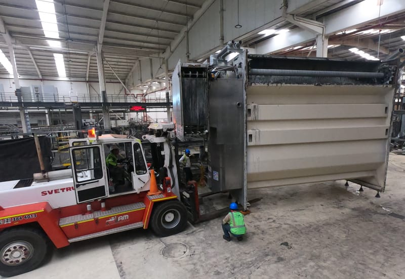 Desmontaje De Paletizadora Y Despaletizadora 