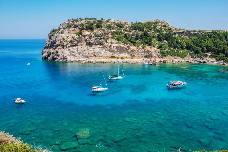 Cruise Along the East Coast of Rhodes