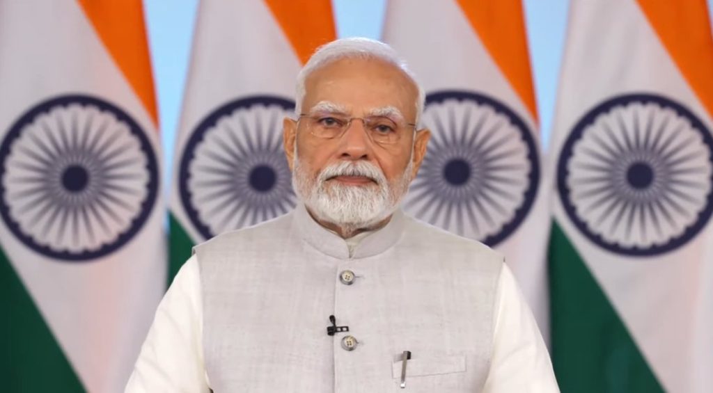 Prime Minister Narendra Modi lauds India’s first green hydrogen plant in port sector at Kandla