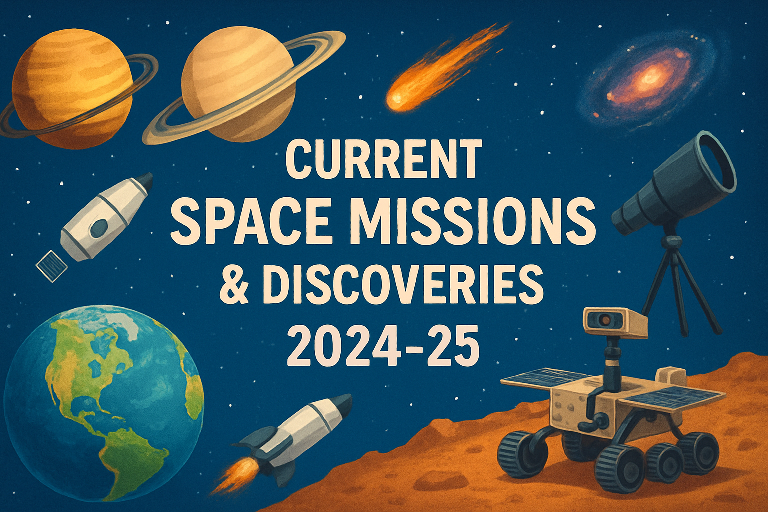 Space Technology & Missions – Latest Updates (2024–2025)