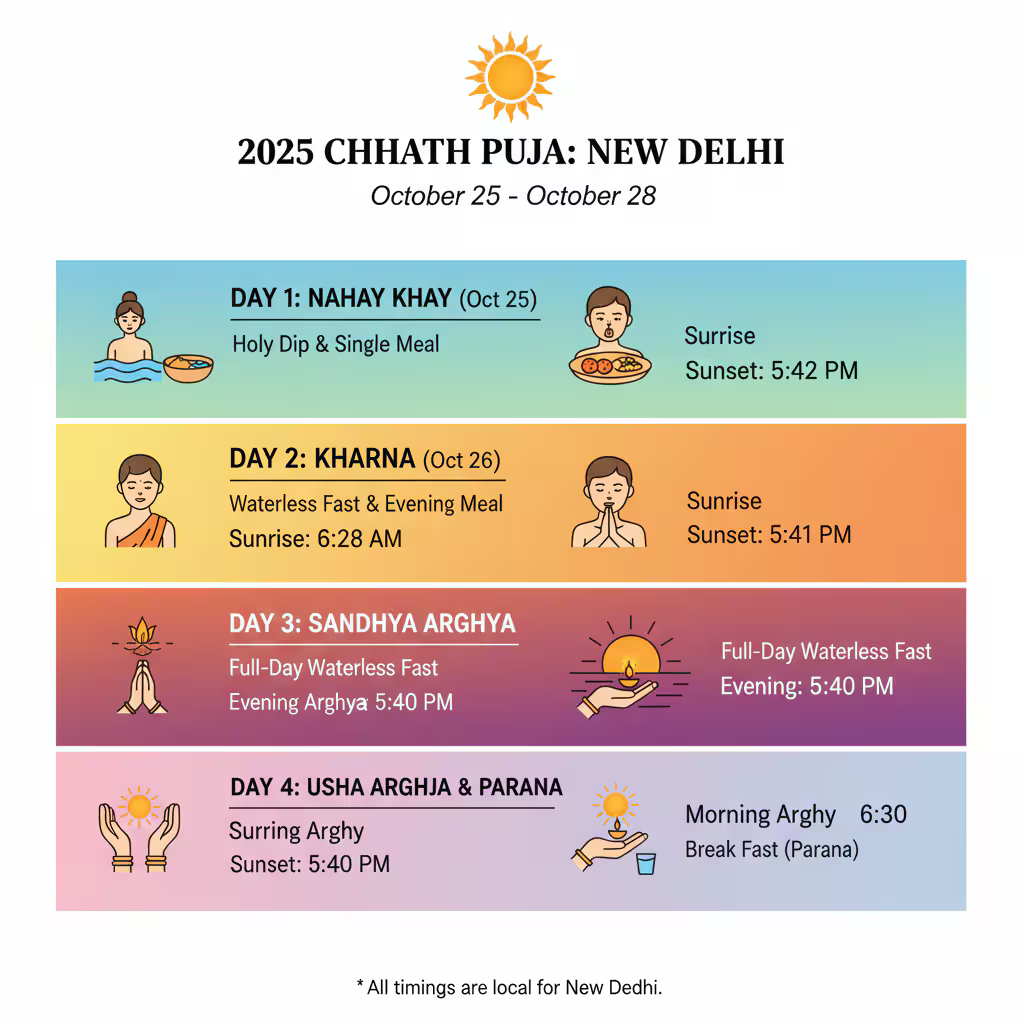 President Droupadi Murmu Offers Arghya to Setting Sun on Chhath Puja