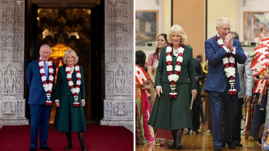 King Charles and Queen Camilla Visit Europe’s First Traditional Hindu Stone Temple in London
