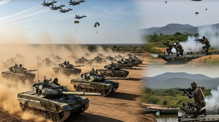 Sir Creek to Karachi: ‘Exercise Trishul’ Begins Today — First Major Tri-Service Wargame Since Operation Sindoor