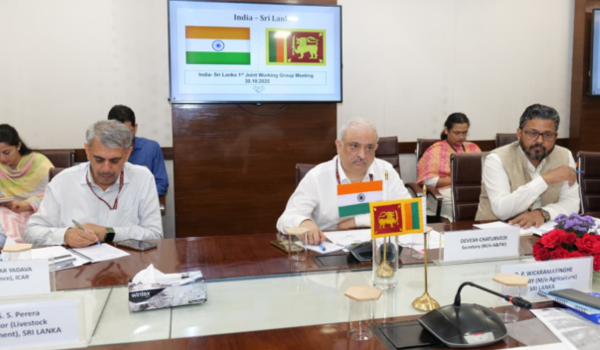 India and Sri Lanka Hold First Joint Working Group Meeting on Agriculture