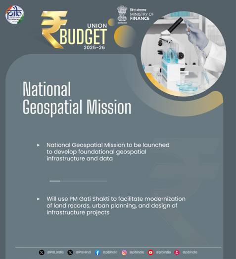Urban Challenge Fund, National Geospatial Mission and Support Measures for Gig Workers
