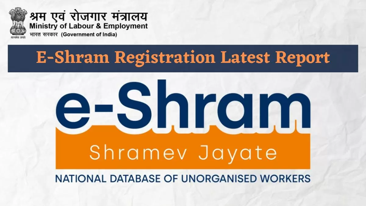 E-Shram Portal Registration Report 2025