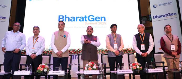 Union Minister Dr. Jitendra Singh launches ‘Bharat Gen’ - India' s first of its kind Indigenously developed government funded AI based Multimodal LLM for Indian Languages at BharatGen Summit