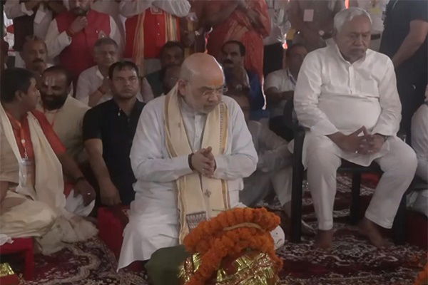 Amit Shah Lays Foundation Stone for ₹883 Cr Mata Janki Temple in Sitamarhi