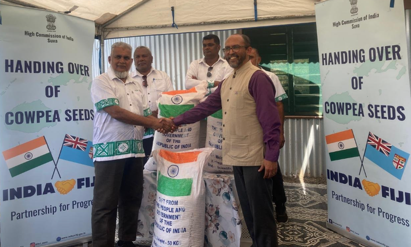 India Sends 5 Tonnes of Cowpea Seeds to Fiji as Humanitarian Aid