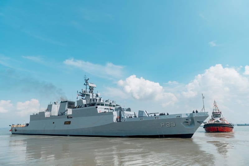 INS Kadmatt Completes Port Call at Surabaya, Indonesia