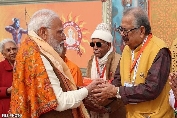 PM Modi condoles demise of Shri Ram Janmabhoomi Teerth Kshetra Trust member Vimalendra Mohan Pratap Mishra