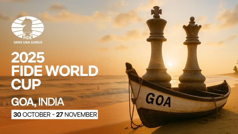 FIDE World Cup 2025 heads to Goa