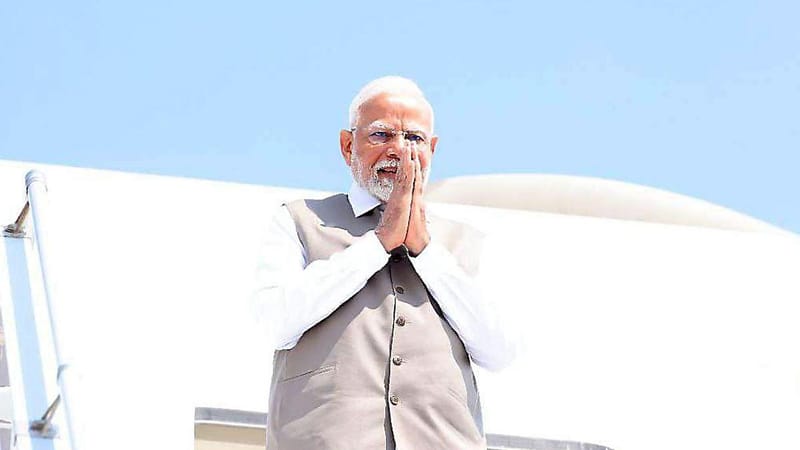 PM Modi arrives in Canada for G7 Summit