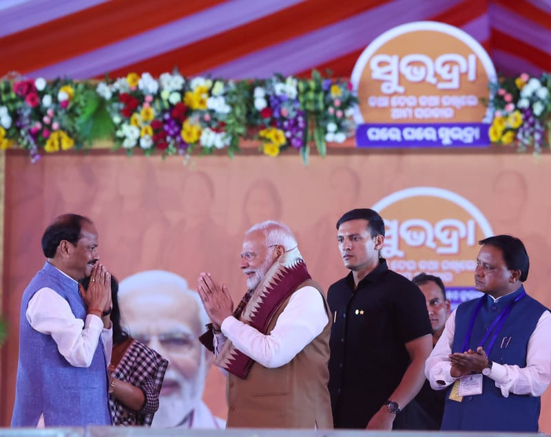 PM launches ‘SUBHADRA’ – the largest women-centric scheme in Bhubaneswar, Odisha
