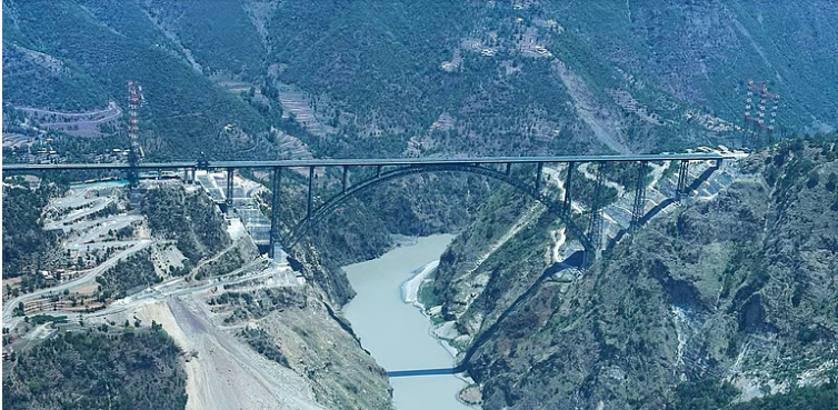 Chenab bridge: Kashmir's century-old dream comes true as the mountain territory gets rail link to mainland