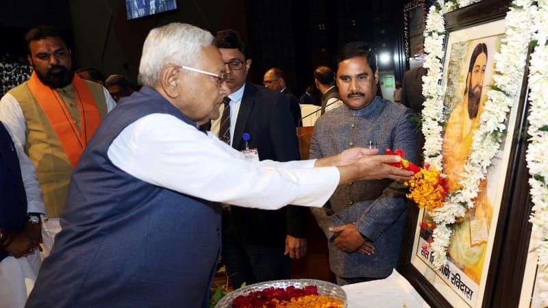 Nitish Kumar-led government celebrates Sant Ravidas Jayanti in Bihar