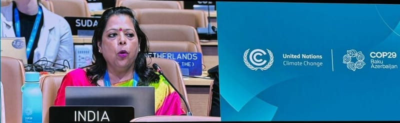 India’s Intervention at the Plenary Session of the UNFCCC-CoP29