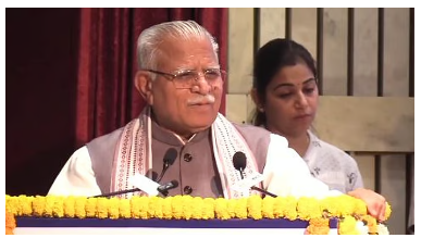 Khattar inaugurates first vertical bi-facial solar plant installation in Okhla