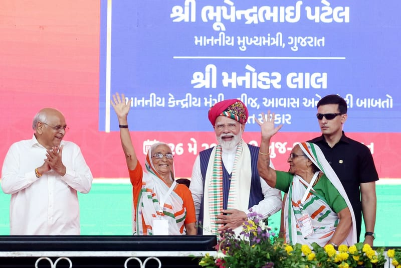 PM Modi inaugurates development projects worth over Rs 53,400 crore in Bhuj
