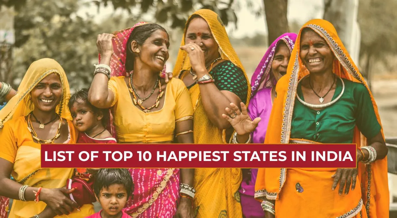 Top 10 Happiest States in India