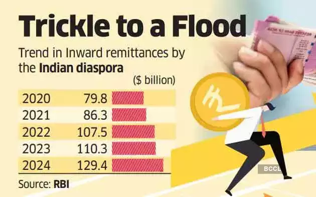 India receives over $100 billion remittances for three consecutive years