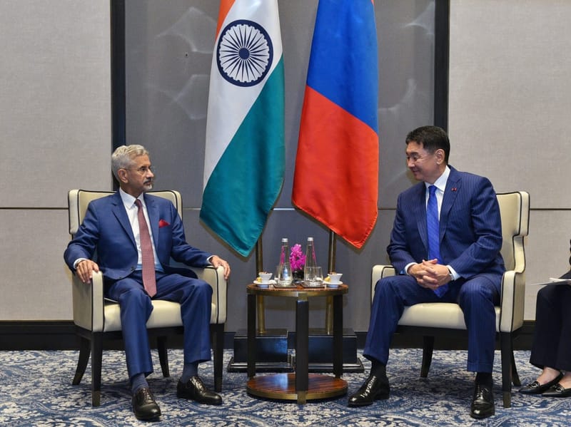 EAM Jaishankar Meets Mongolian President Ukhnaa, Highlights Strategic Partnership and Spiritual Ties