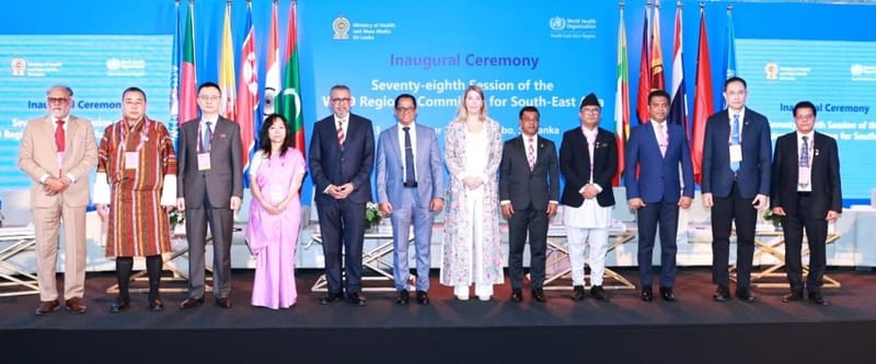 78th WHO South-East Asia Regional Committee Session Begins in Colombo