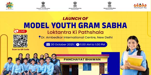 Government to Launch Model Youth Gram Sabha Initiative in New Delhi
