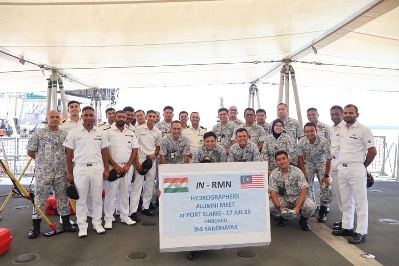 INS Sandhayak, the First Indigenous Survey Vessel Large (SVL), Visits Port Klang, Malaysia