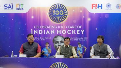 100 Years of Indian Hockey – Nationwide Centenary Celebrations Announced