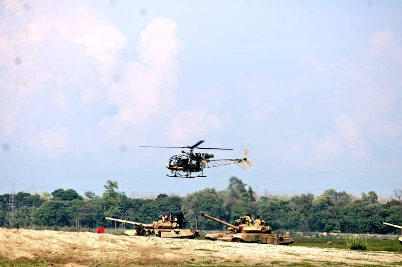 Indian Army Conducts ‘Teesta Prahar’ Integrated Field Exercise in North Bengal