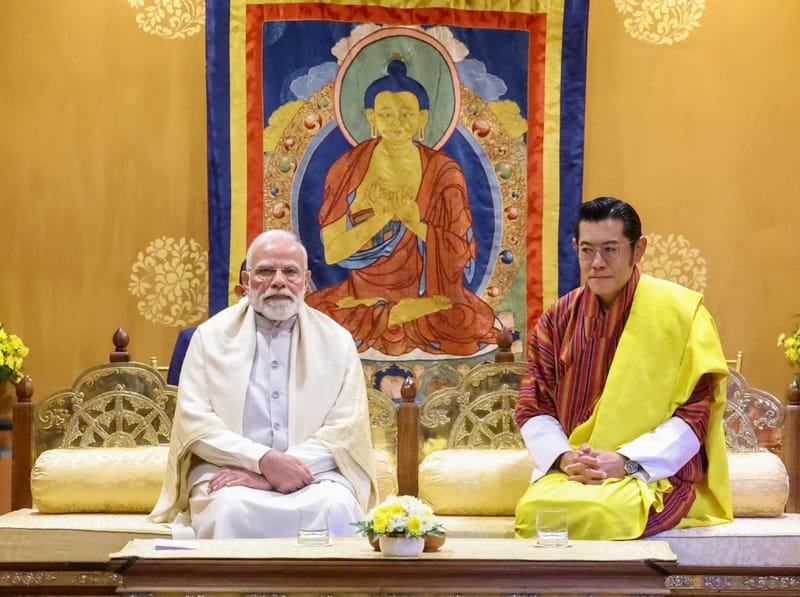 India Announces ₹10,000 Crore Contribution to Bhutan’s Five-Year Plan