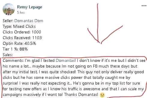 Sales analytics results