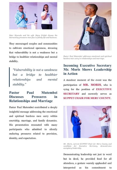 Raising the Boychild, Strengthening the Man: Reflections from the Mega Event 2025