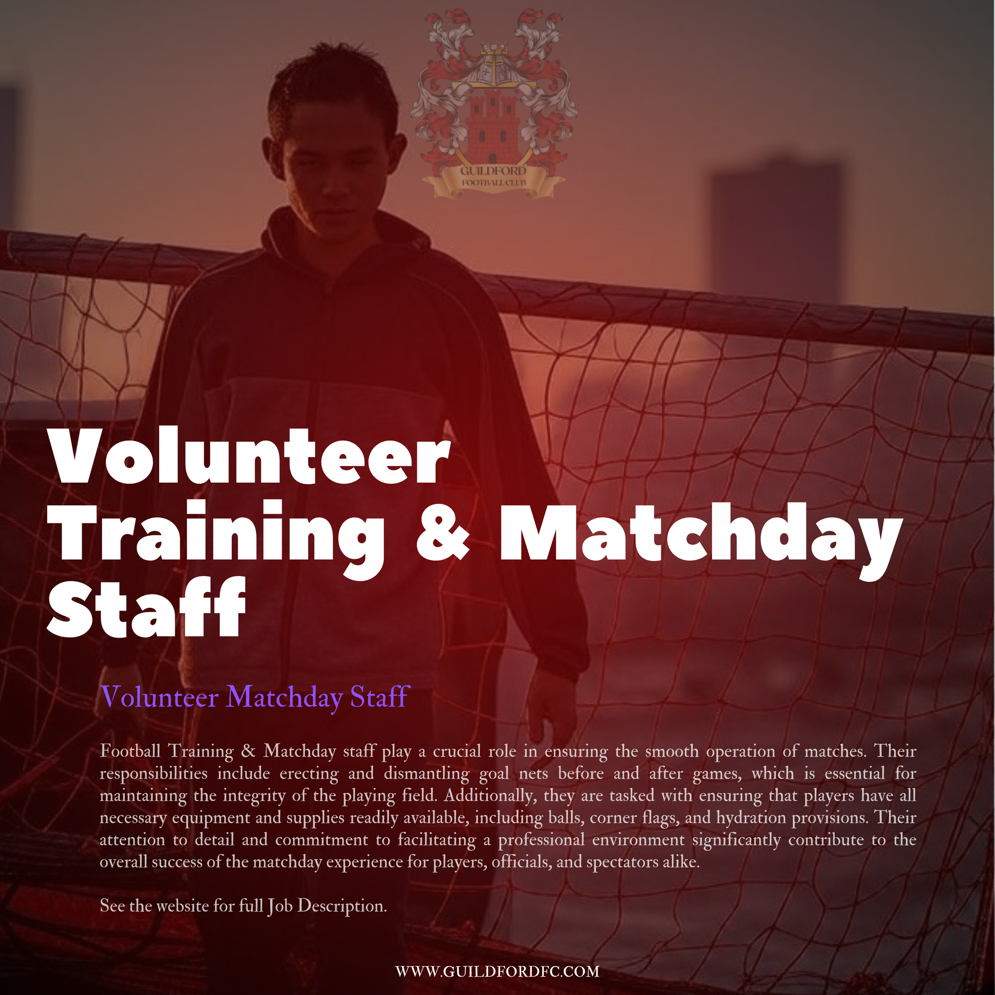 Volunteer Training & Matchday Staff