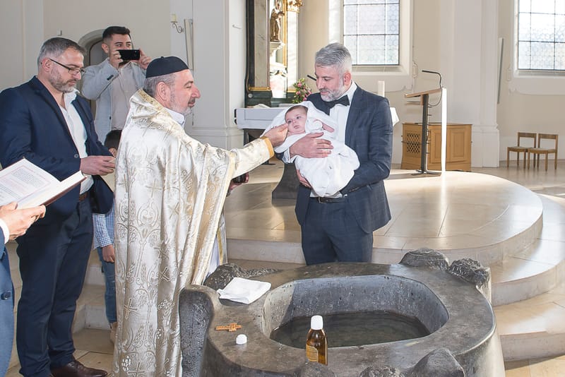 Chrzest w Brugg.