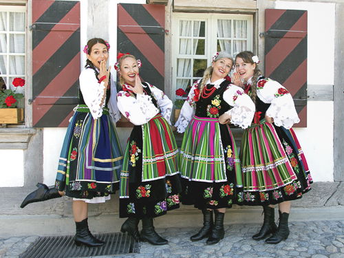 Polnische Tanzgruppe Lasowiacy