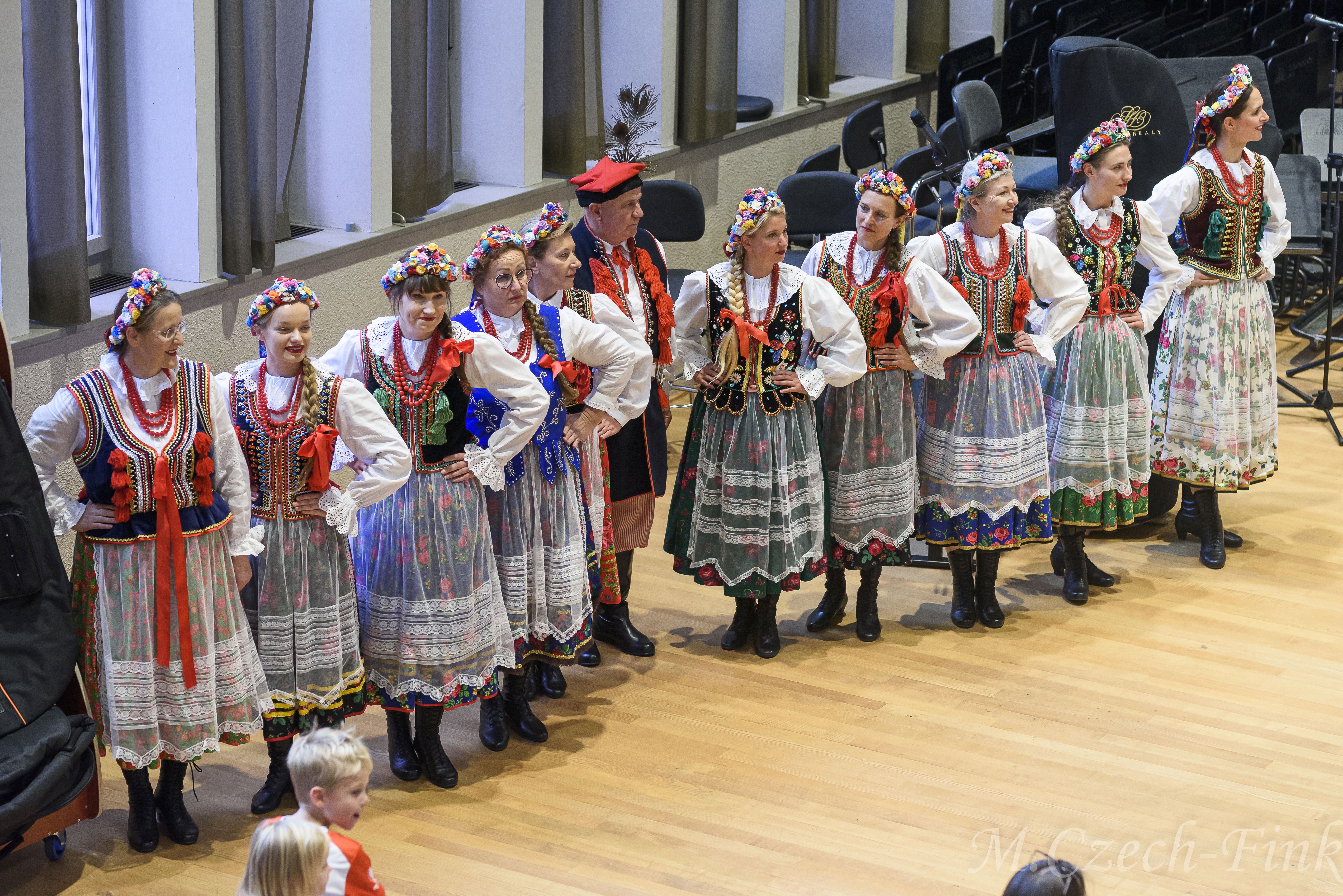 Auftritt des polnischen Tanzensembles LASOWIACY am 30. September 2024 in Basel.