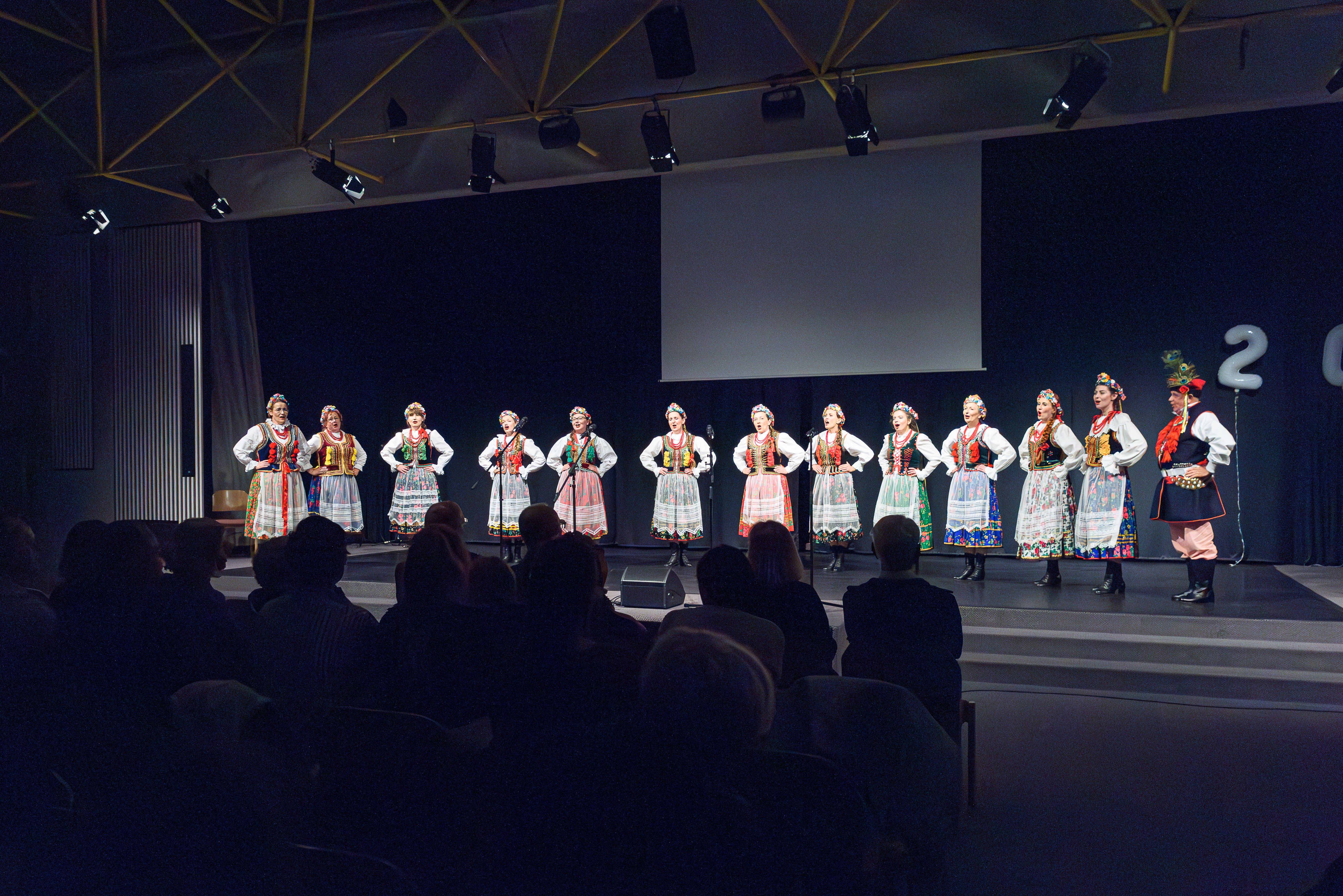 Feier zum 20-jährigen Jubiläum der Lasowiacy-Gruppe.