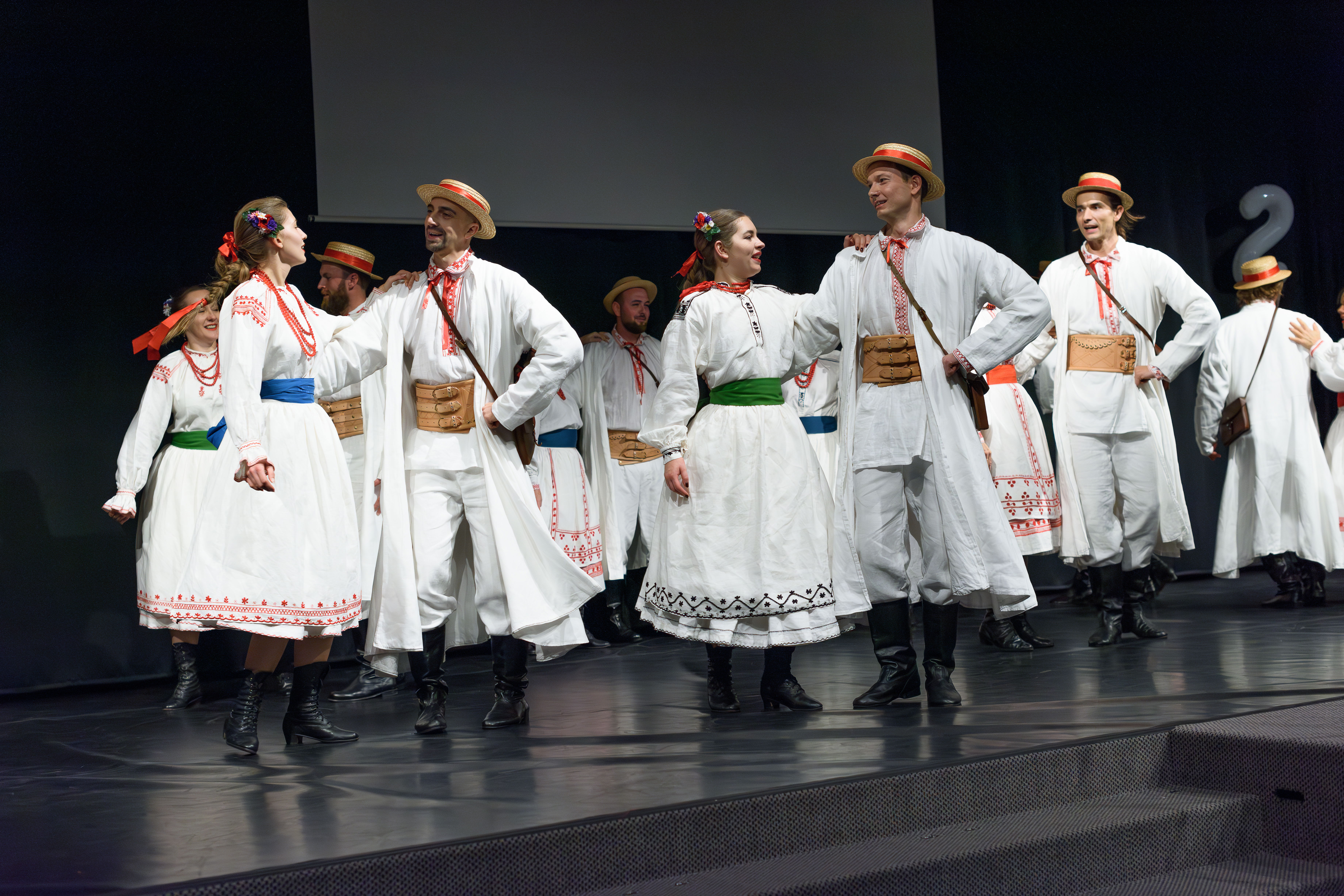 Feier zum 20-jährigen Jubiläum der Lasowiacy-Gruppe.