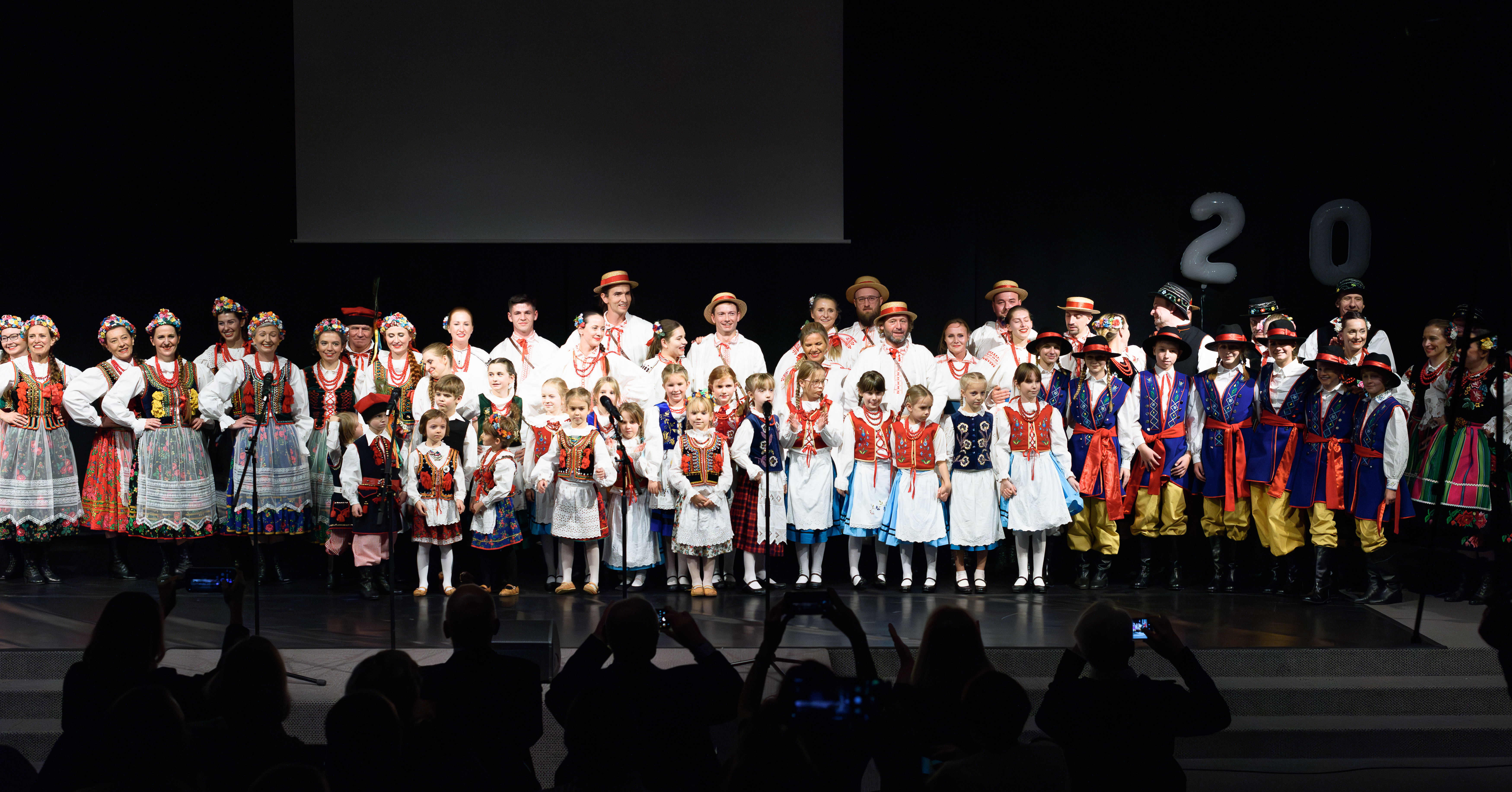 Feier zum 20-jährigen Jubiläum der Lasowiacy-Gruppe.