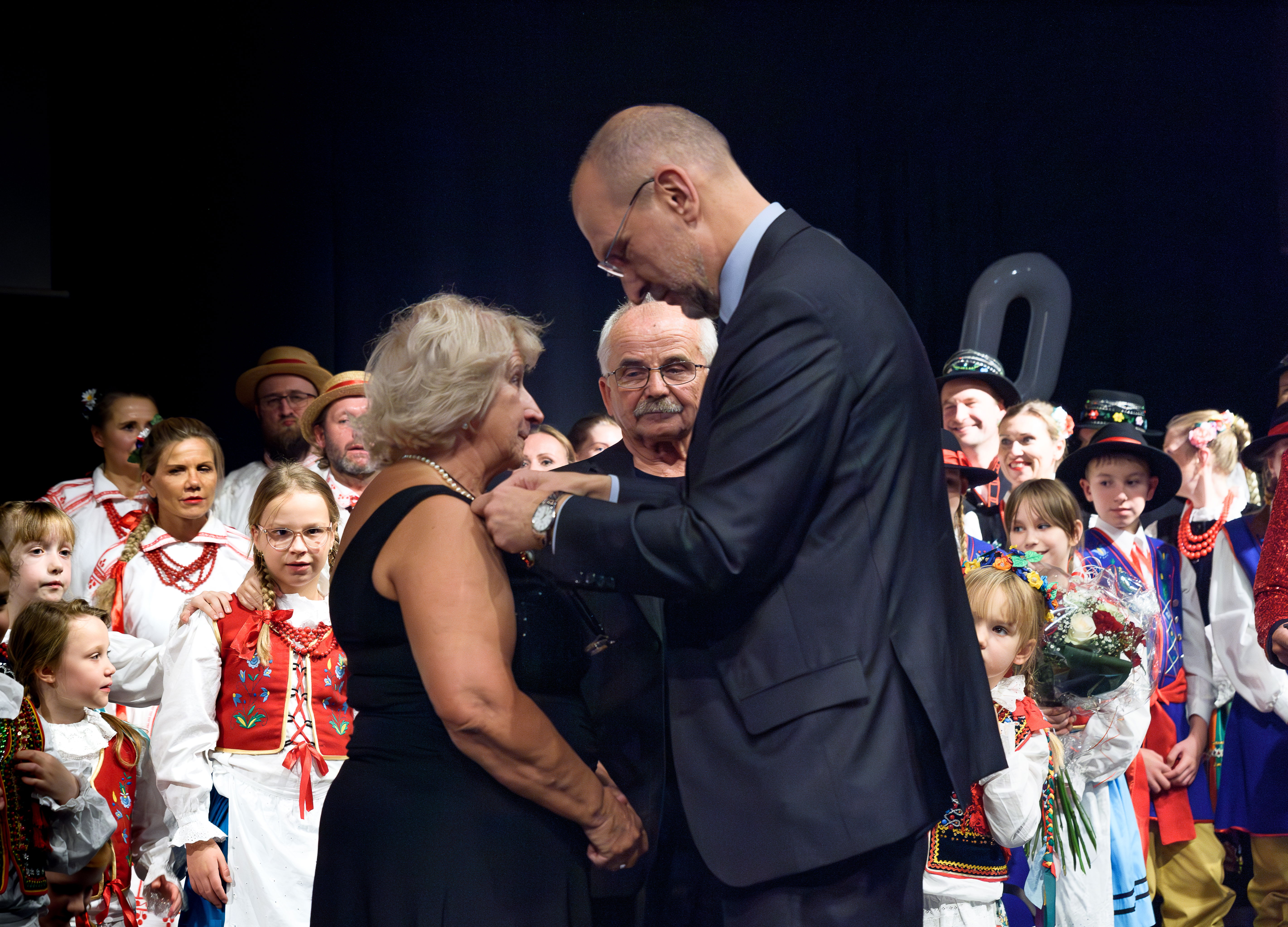Feier zum 20-jährigen Jubiläum der Lasowiacy-Gruppe.
